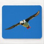 Flying Puffin - Look Mum I Can Fly ! mousepads