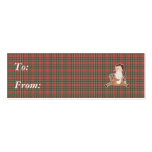 flying reindeer santa snowman business cards