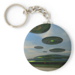 Flying Saucer Fleet Keychain