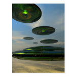 Flying Saucer Fleet Postcard