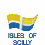 Flying Scillonian Cross + Text (Light) embroidered shirts