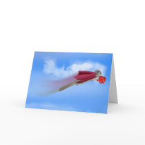 Flying Squirrel & Candy Greeting Card