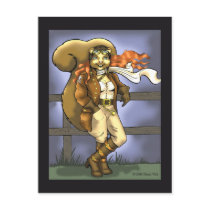 Flying Squirrel Postcard