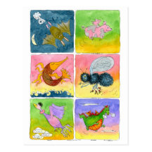 Flying Things... Post Cards