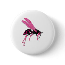 Flying Wasp Graphic Cartoon Design