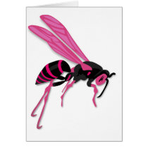 Flying Wasp Graphic Cartoon Design