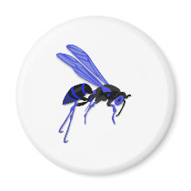 Flying Wasp Graphic Cartoon Design