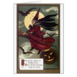 Flying Witch Greeting Cards