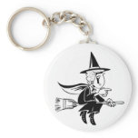 Flying Witch Keychain