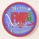 FNP CHRISTMAS COASTERS FAMILY NURSE PRACTITIONER