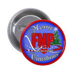 FNP MERRY CHRISTMAS - FAMILY NURSE PRACTITIONER BUTTON
