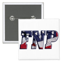 FNP USA FLAG WRAPPED FAMILY NURSE PRACTITIONER BUTTONS