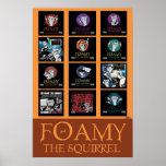 Foamy Album Covers Poster
