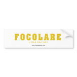 focolare sticker 2 bumper stickers