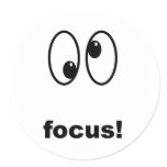 Focus - Small Sticker