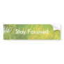 Focused Bumper Stickers