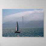 Fog and Sail Print