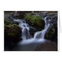 Fog Falls Greeting Card