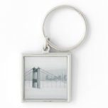 Fog rolls through the San Francisco bay 2 Key Chain