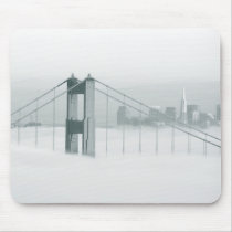 Fog rolls through the San Francisco bay 2 Mouse Pad