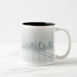 Fog rolls through the San Francisco bay 2 Coffee Mugs