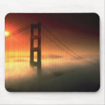 Fog Shrouded Golden Gate mousepads