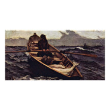 Fog Warning (The Fog Warning) By Homer Winslow Photo Cards