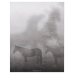 Foggy Morning Horse flyers