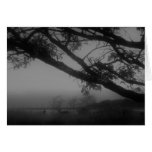Foggy Morning in Coos Bay Oregon Greeting Card
