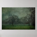 Foggy Pasture posters