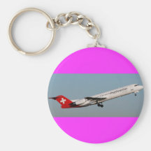 fokker 100 keychain