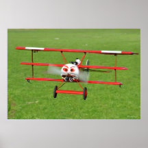 Fokker Tri wing Model aeroplane Print