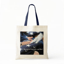 Folded Flags Memorial Tote Bags