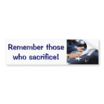 Folded Flags Memorial bumper stickers