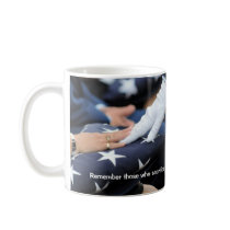 Folded Flags Memorial Mug