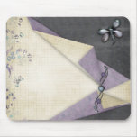 Folded Floral Paper Mouse Mat