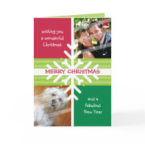FOLDED GREETING CARD :: snowflake dissection 1