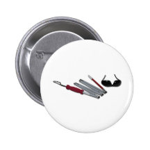 FoldedCaneBlindGlasses051211 Pinback Buttons