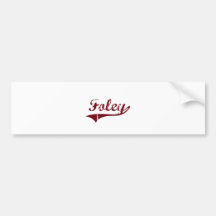 Foley Alabama Classic Design Bumper Stickers
