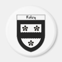 Foley Coat of Arms/Family Crest Magnet