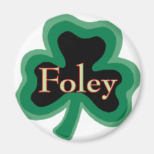 Foley Family Name Fridge Magnet