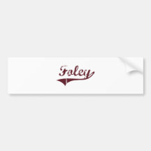 Foley Minnesota Classic Design Bumper Stickers