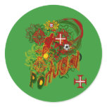 Folha de 20 autocolantes - Selecção Portuguesa stickers
