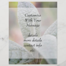 Foliage - Butterfly Bush Flyer Design