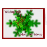 Foliage Merry Christmas Card