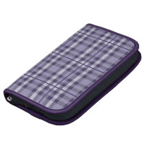Folio Organiser - Purple Plaid Planner