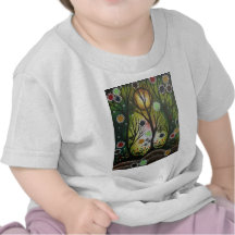 Folk Art_By Lori Everett, Day Of The Dead,Tree Art T Shirt