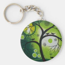 Folk Art BY LORI EVERETT Keychain