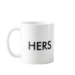 Folk Art Female Face HERS Mug
