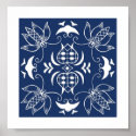 Folk Art Flower Design posters